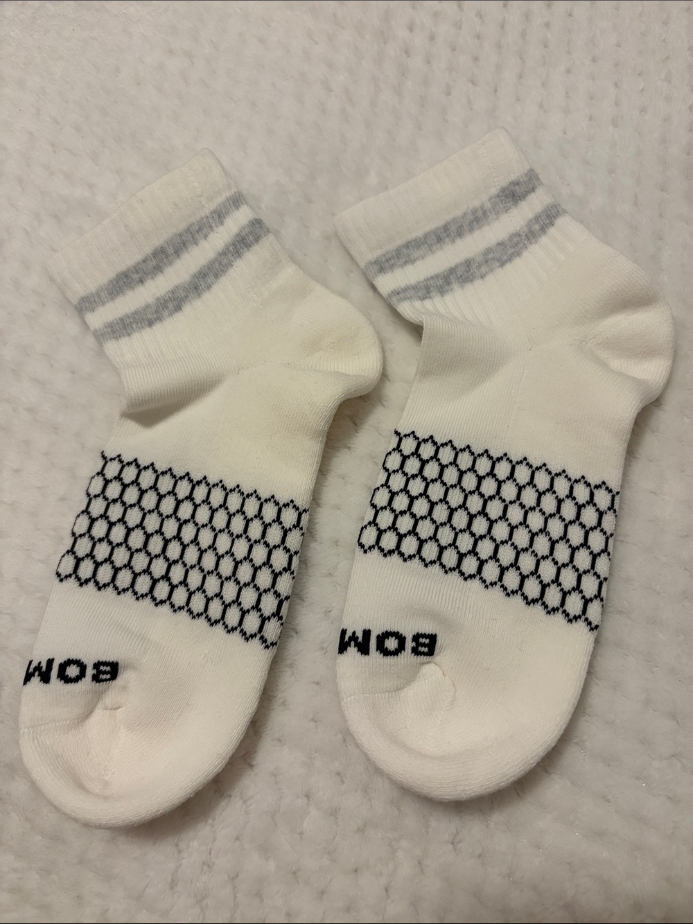 NWOT Bombas Women’s Vintage Stripes Quarter Socks, Medium 8-10.5